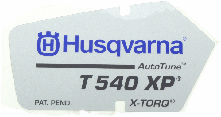 Dekal i gruppen Reservdelar Motorsågar / Husqvarna Motorsågar 500-serie / Reservdelar Husqvarna T540XP hos Motorsågsbutiken (5069419-01)