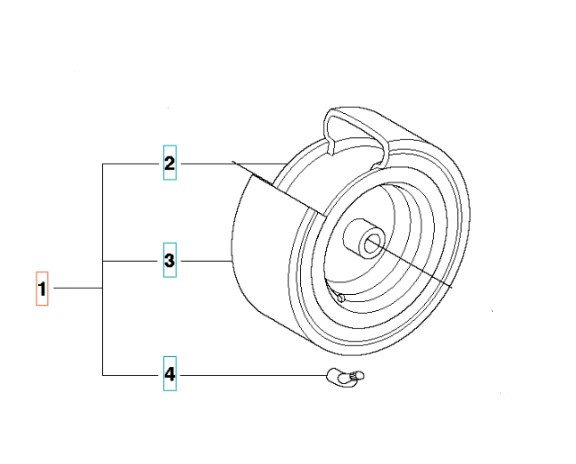 Hjul R111B, R111B5, R112C, R112C5, R112iC i gruppen  hos Motorsågsbutiken (5255847-01)