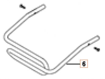 Reel Hose Guide Hose Guide i gruppen Övriga Reservdelar / Reservdelar Husqvarna Högtryckstvättar / Reservdelar Husqvarna PW490 hos Motorsågsbutiken (5312776-01)