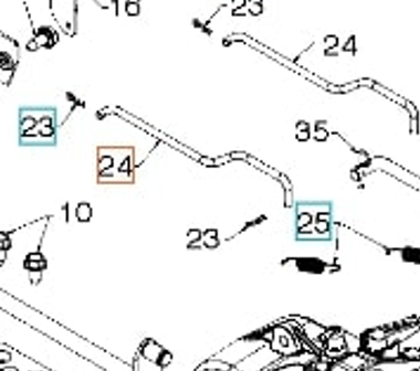 Styrstag i gruppen Övriga Reservdelar / Reservdelar Husqvarna Snöslungor / Reservdelar Husqvarna ST330P hos Motorsågsbutiken (5324254-96)