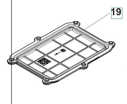 COVER BATTERY - INCLUDING SEAL i gruppen  hos Motorsågsbutiken (5367779-01)