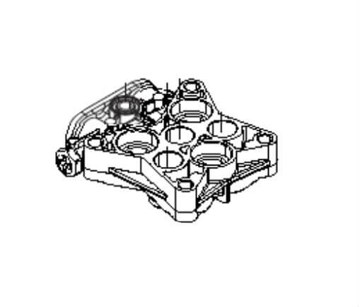 Cylinder Head i gruppen Övriga Reservdelar / Reservdelar Husqvarna Högtryckstvättar / Reservdelar Husqvarna PW360 hos Motorsågsbutiken (5926176-14)