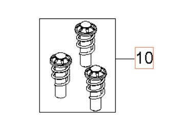 Piston Complete Kit 3Pcs i gruppen Övriga Reservdelar / Reservdelar Husqvarna Högtryckstvättar / Reservdelar Husqvarna PW360 hos Motorsågsbutiken (5926176-78)