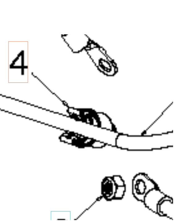 Clip Convoluted Tube, 1/4 Blac i gruppen Övriga Reservdelar / Reservdelar Husqvarna Snöslungor / Reservdelar Husqvarna ST430T hos Motorsågsbutiken (5952717-01)