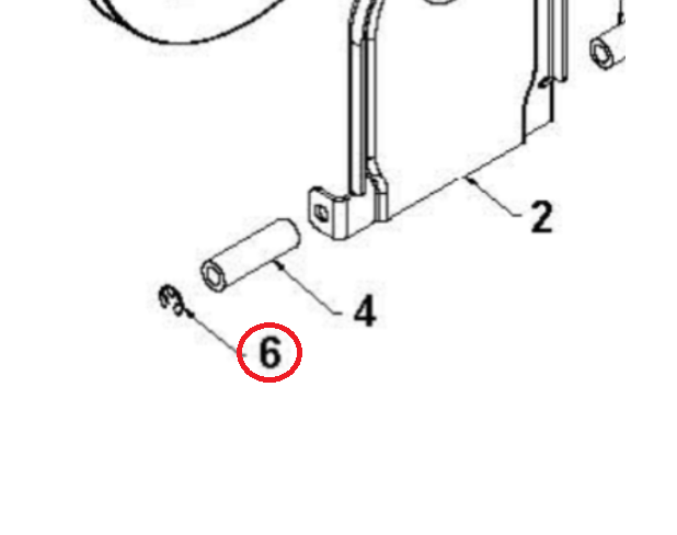 Retainer Ring E-Ring i gruppen Övriga Reservdelar / Reservdelar Husqvarna Snöslungor / Reservdelar Husqvarna ST330 hos Motorsågsbutiken (5958411-01)