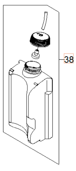 Detergent Tank Kit i gruppen Övriga Reservdelar / Reservdelar Husqvarna Högtryckstvättar / Reservdelar Husqvarna PW490 hos Motorsågsbutiken (5960275-01)