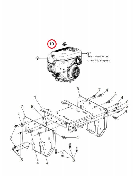 Cover Lift Hook i gruppen Övriga Reservdelar / Reservdelar Husqvarna Snöslungor / Reservdelar Husqvarna ST430T hos Motorsågsbutiken (5976513-01)