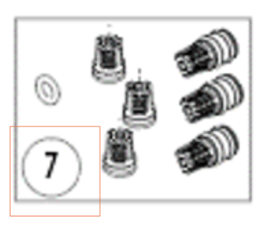 Inlet Outlet Valve i gruppen Övriga Reservdelar / Reservdelar Husqvarna Högtryckstvättar / Reservdelar Husqvarna PW235R hos Motorsågsbutiken (5986841-33)