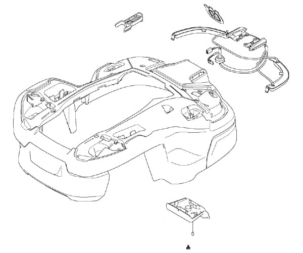 Karosskit 405X 415X 5999887-01 i gruppen Skog och Trädgårdsprodukter / Robotgräsklippare / Service & slitdelar robotgräsklippare hos Motorsågsbutiken (5999887-01)