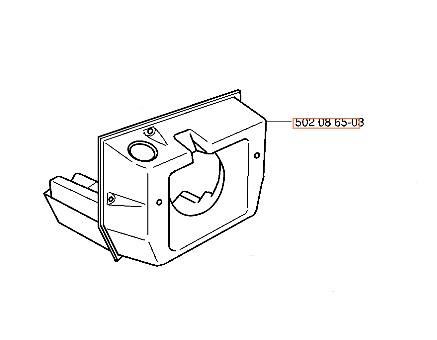 Bränsletank Jonsered RS40, RS51, RS52