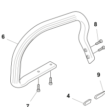 Handtag främre 240I Chain Saw