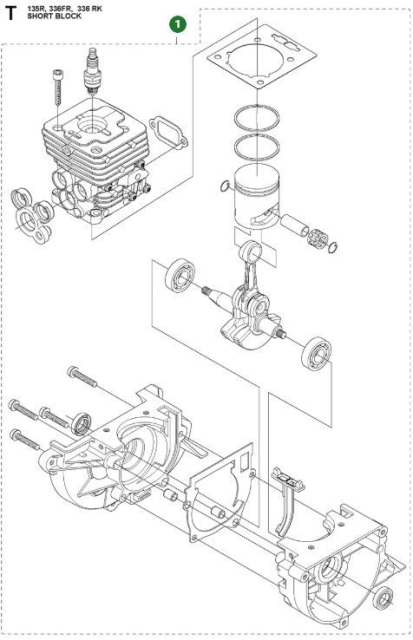 Short Block Assy B180 5947291-01