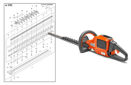 Husqvarna 520iHD70 med sprängskiss