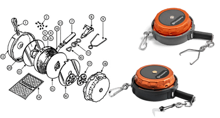 Husqvarna måttband med sprängskiss